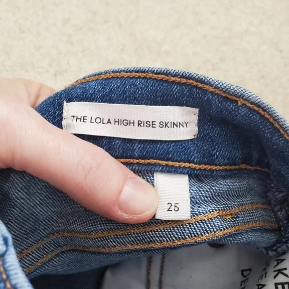 Denim Forum High Rise Jeans - Blue - Picture 11 of 16